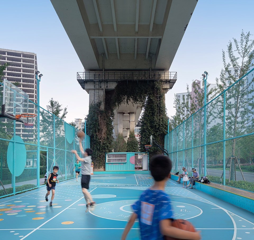图片[4]-上海凯旋南路：如何将压抑的轻轨桥下空间改造成市民运动乐园？-灵感屋