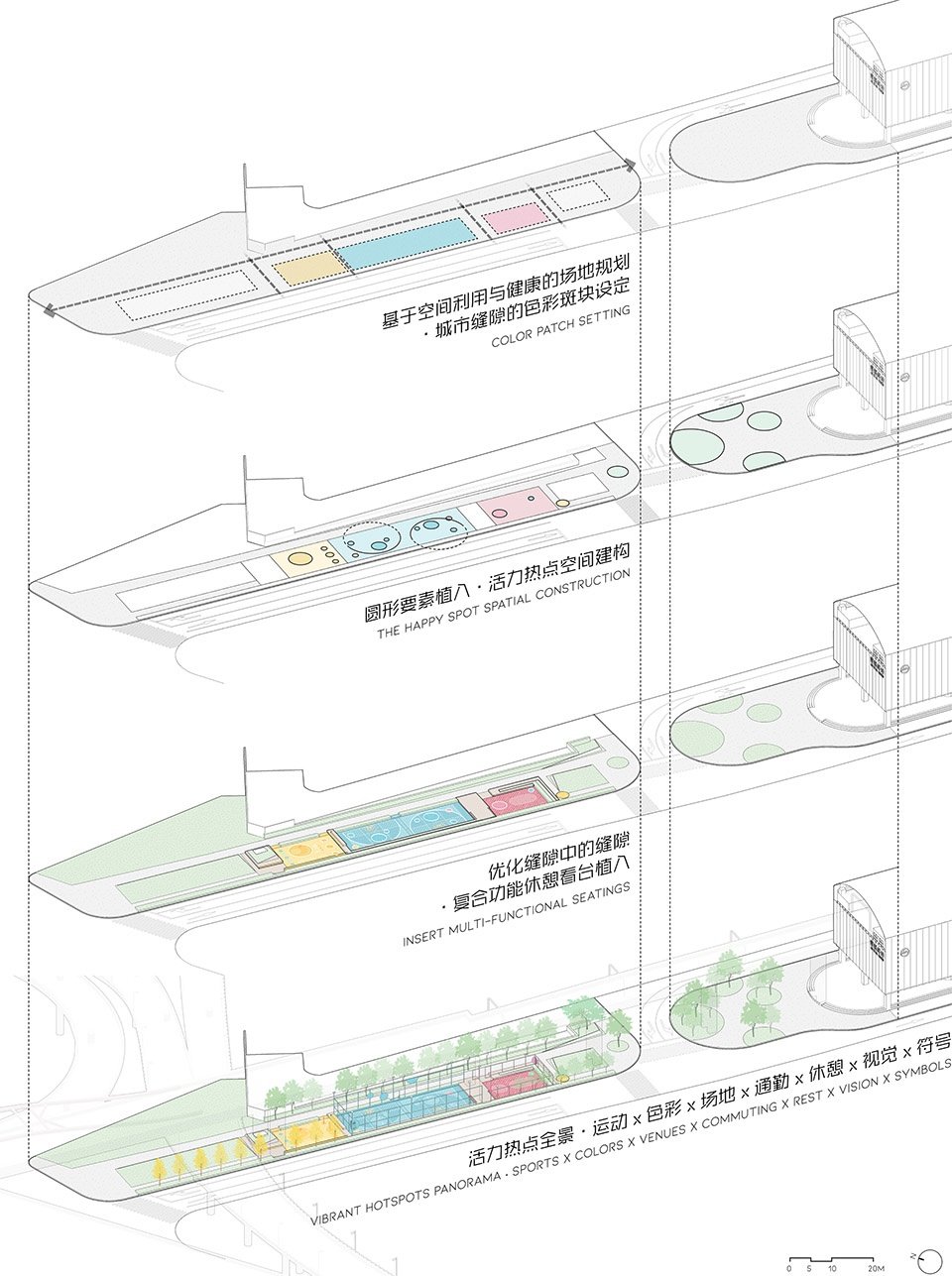 图片[11]-上海凯旋南路：如何将压抑的轻轨桥下空间改造成市民运动乐园？-灵感屋