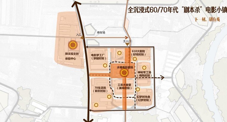 电影小镇停车图